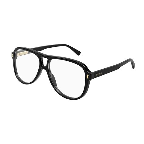 gucci gg1044o 001|Gucci™ GG1044O Aviator Eyeglasses .